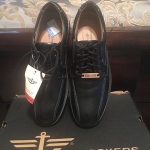 Men’s Black Leather Oxfords